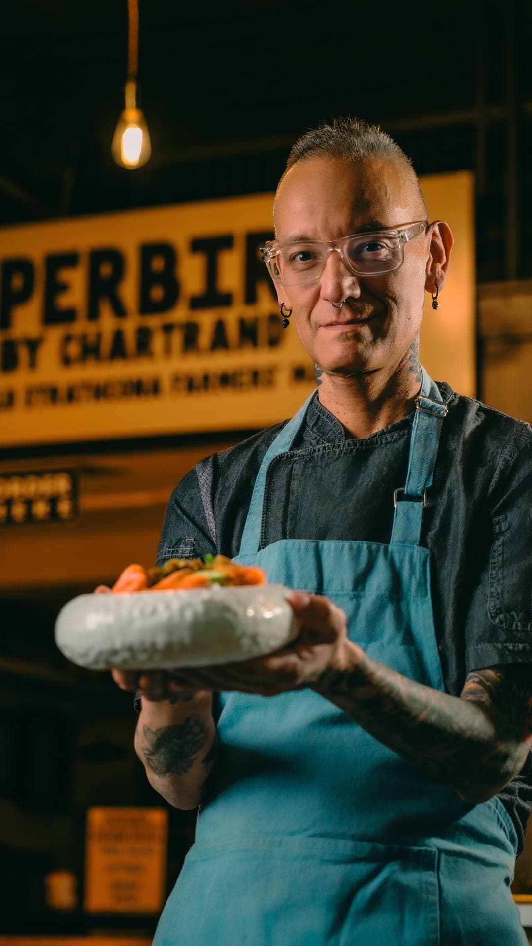 Reel still — Chef Shane Chartrand.